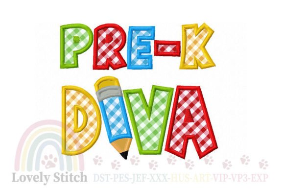Back to School Embroidery: A Pre-K Charm for Craft Fair Sellers