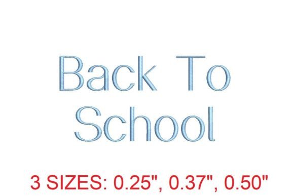 Back to School Embroidery Font: A Designer’s Review for Boutique Sweatshirt Projects