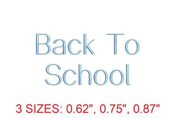 Back to School Font: A Seasonal Embroidery Designer’s Review