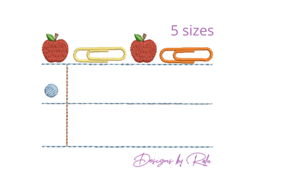 Back to School Notebook: A Versatile Embroidery Design for Personalized Gifts