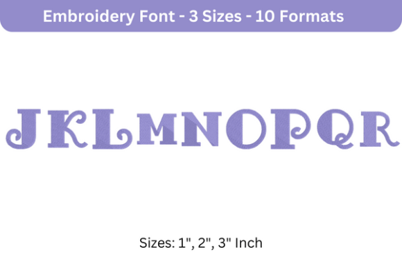 Fancy Pants Font J to R: A Designer’s Review for Boutique Sweatshirt Embellishment