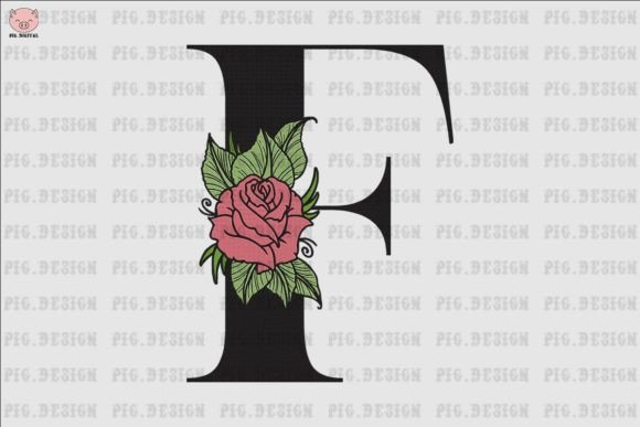 Flower Rose Font F: A Designer’s Review for Personalized Gifts