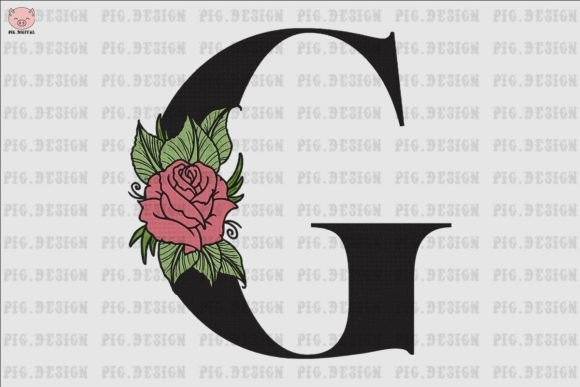 Flower Rose Font G: A Seasonal Embroidery Review