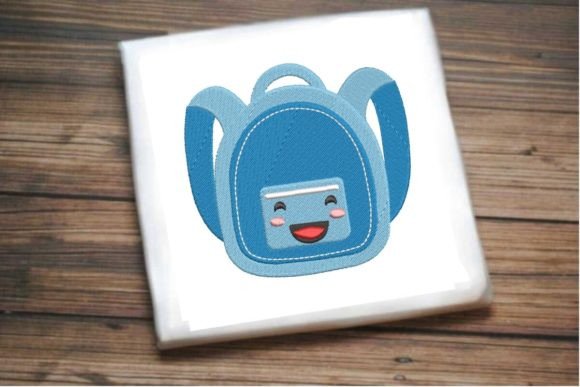 Funny Backpack: A Playful Touch for School-Themed Embroidery