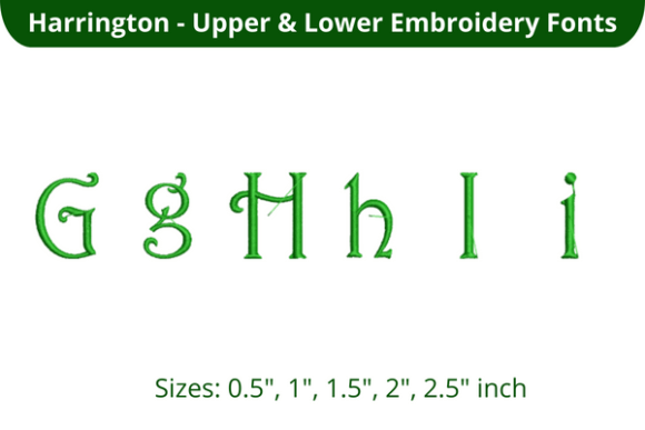 Harrington Font GHI: A Seasonal Embroidery Designer’s Review for Holiday & Back to School Collections
