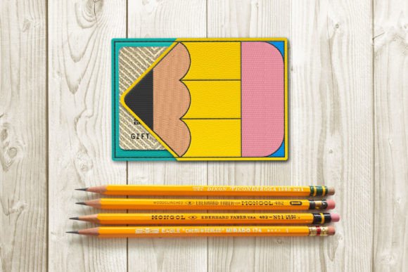 Pencil Gift Card Holder ITH Applique Review