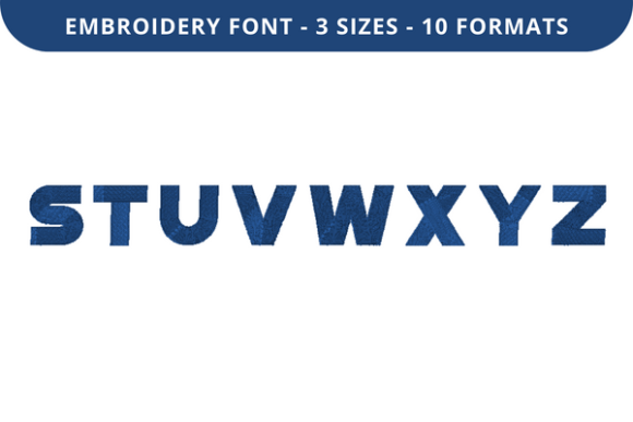 Pure Block Font S to Z: A Seller’s Review for Etsy & Small Shop Embroidery