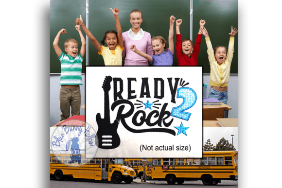 Ready 2 Rock: A Fresh Embroidery Design for Personalized Learning & Growth Gifts
