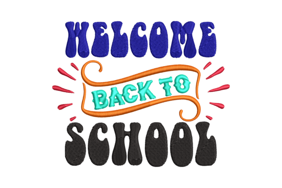 Welcom Back to School Embroidery Design Review